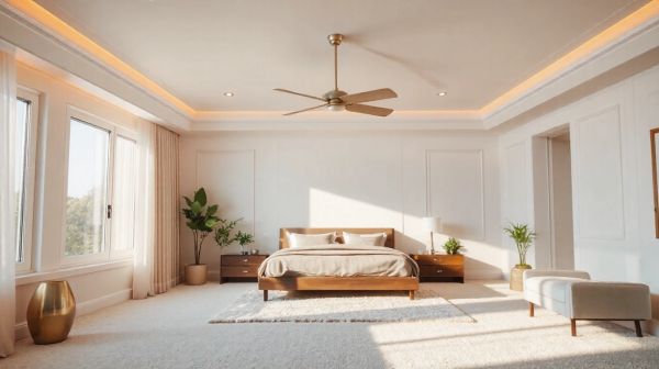 Top ventilateurs de plafond pour un confort optimal dans votre chambre
